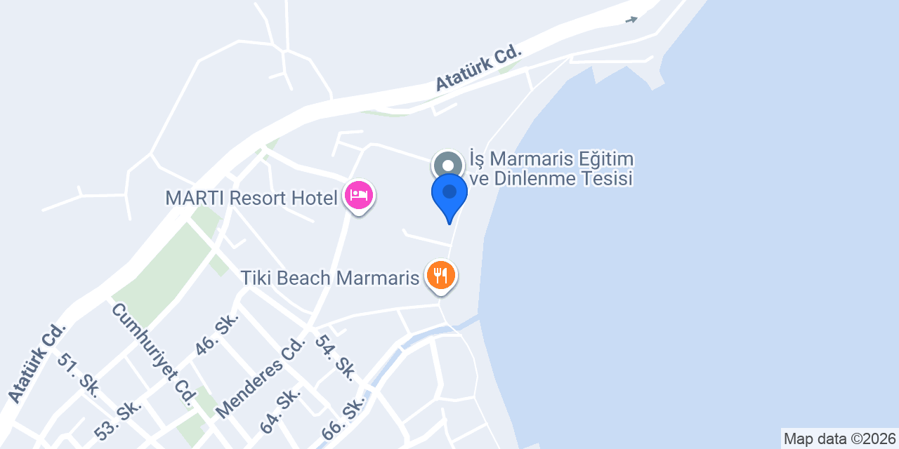 Brasserie Martı konumu