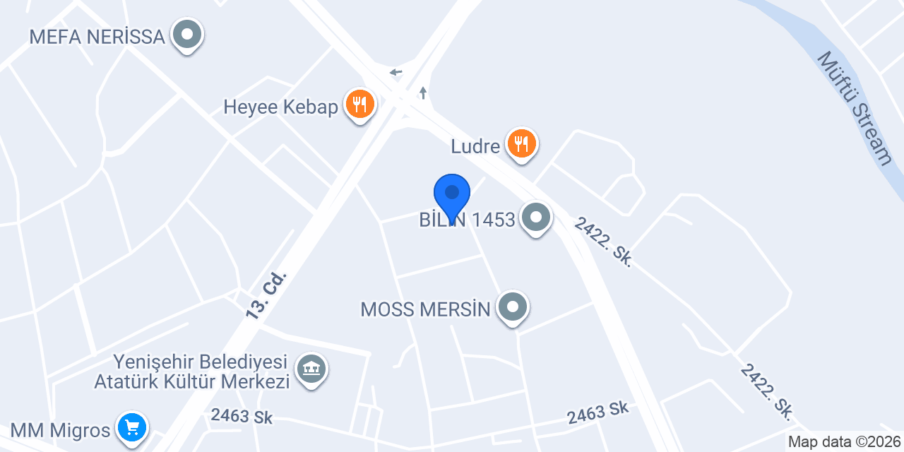 NOOK MERSİN - LEVONART YAPI konumu