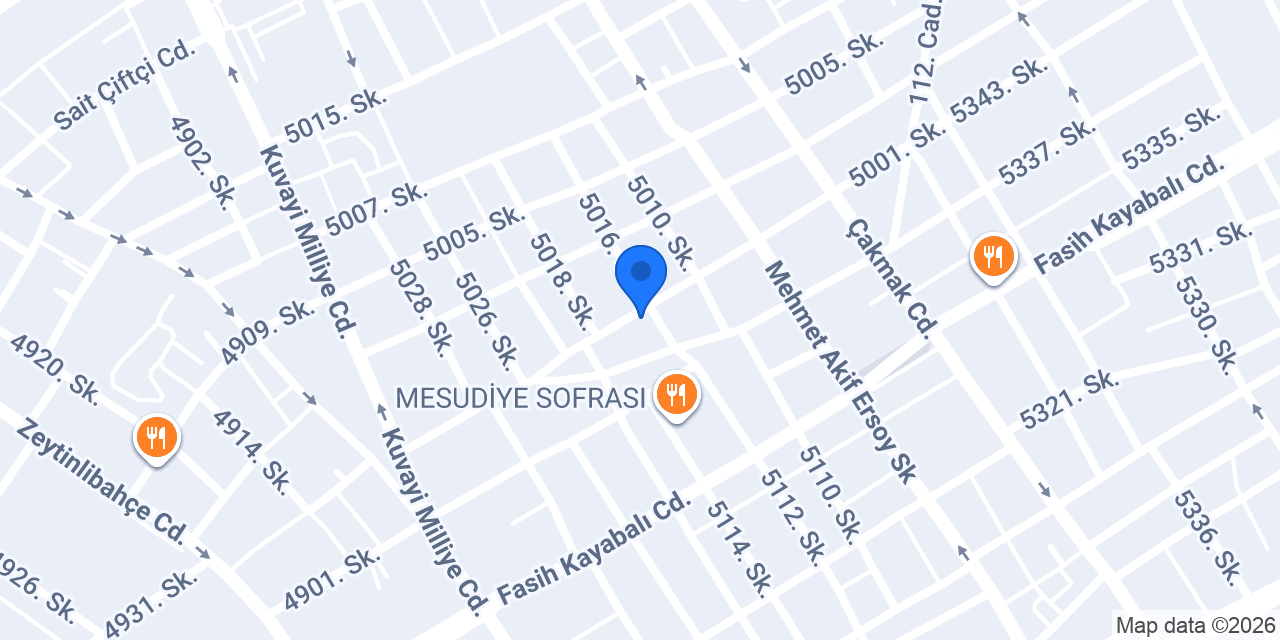 Üçtepe Mobilya konumu
