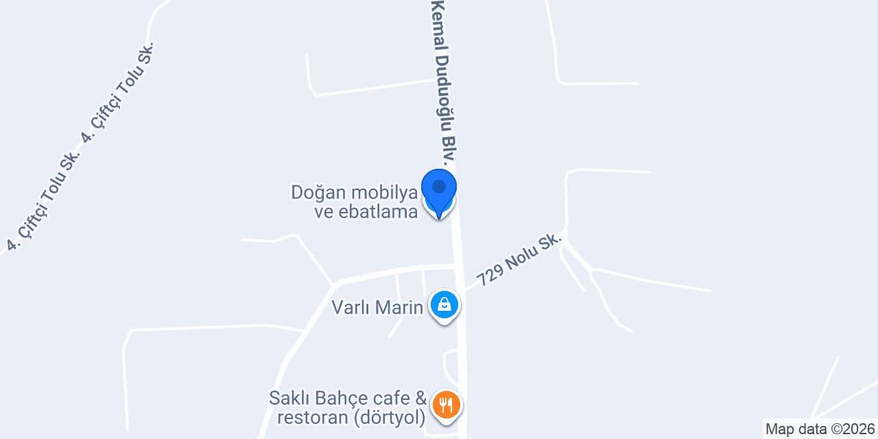 Doğan mobilya ve ebatlama konumu