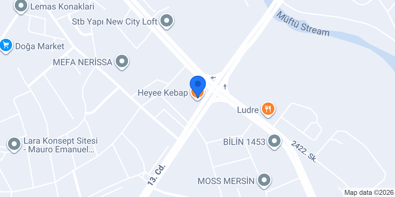 Heyee Kebap konumu