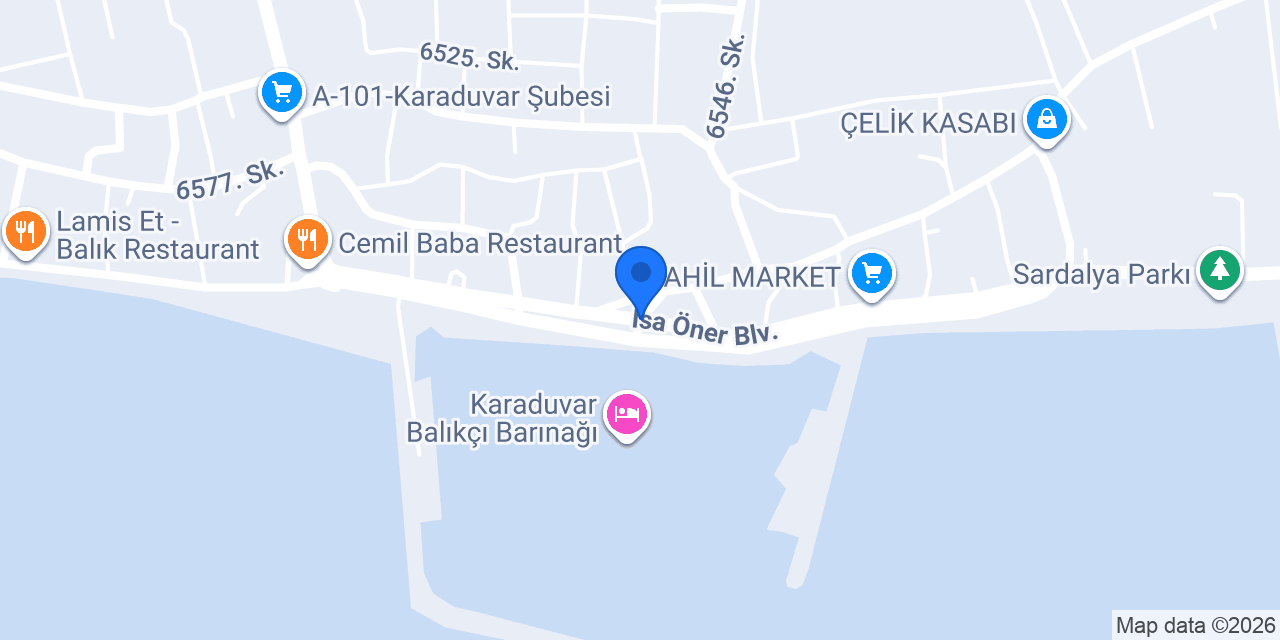 Keyifli Balık Restaurant konumu
