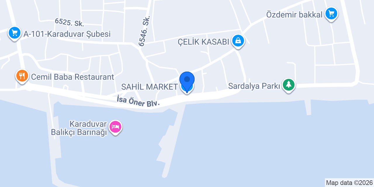 SAHİL MARKET konumu