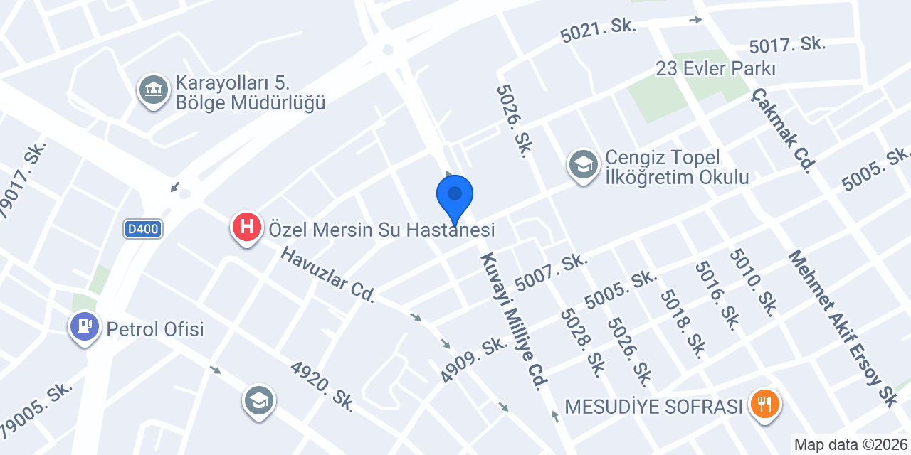 Mersin İpek Temizlik konumu