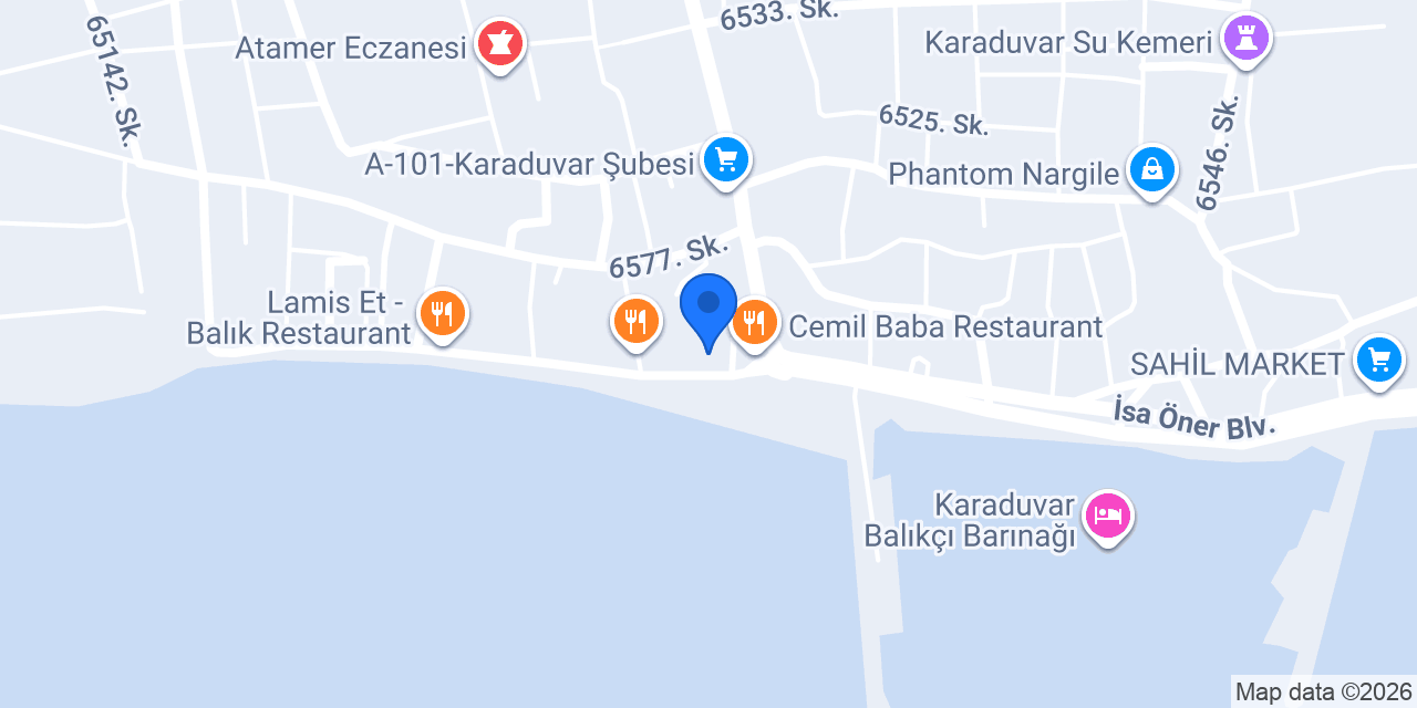 Erollar Restorant konumu