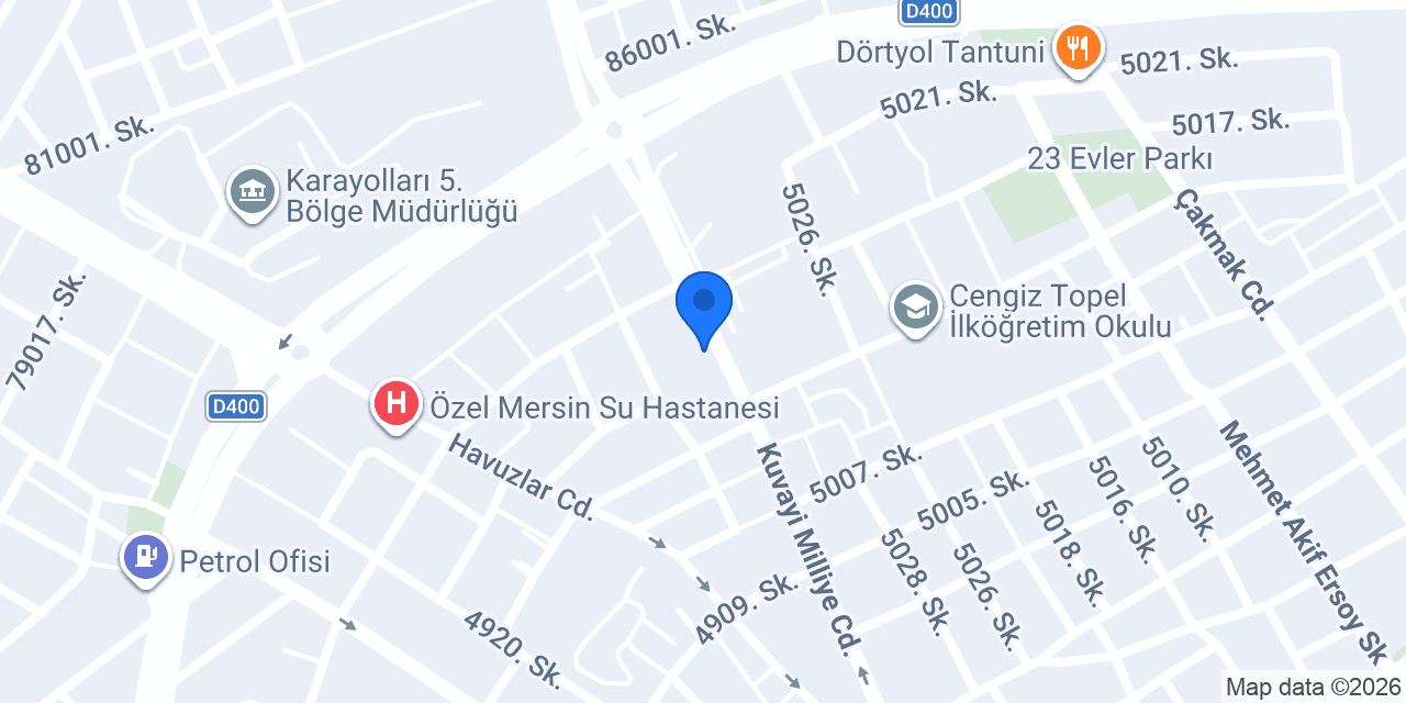 ÖZ ADANA LOKANTASI konumu