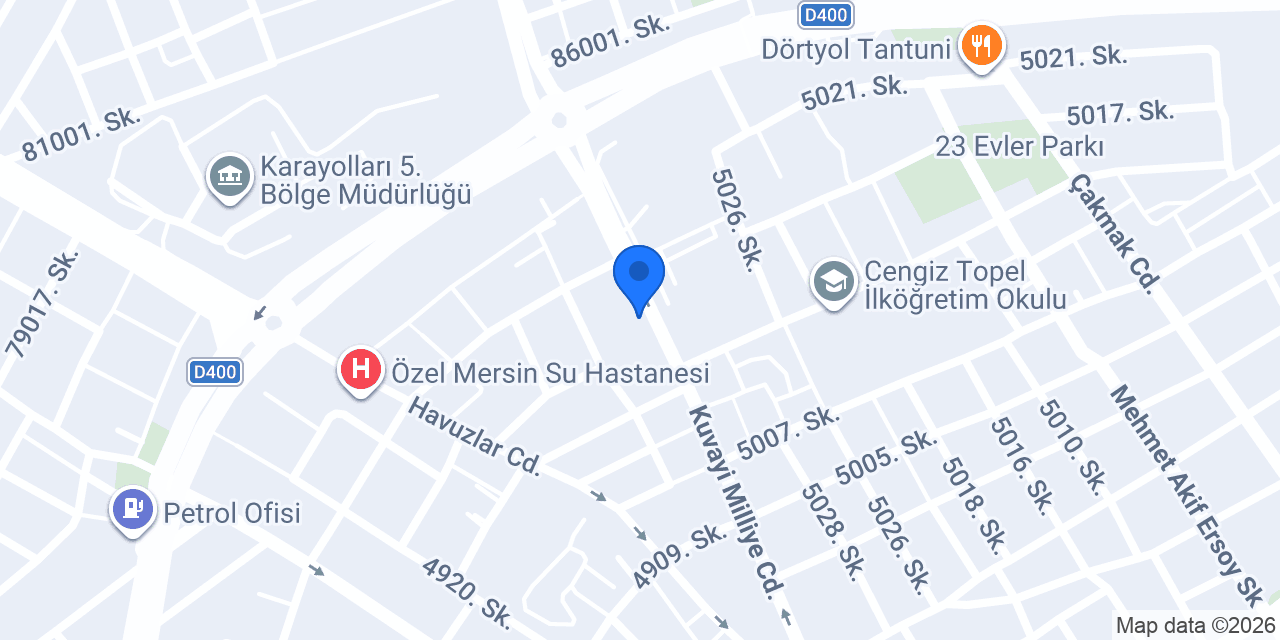 REHBER SÜRÜCÜ KURSU konumu