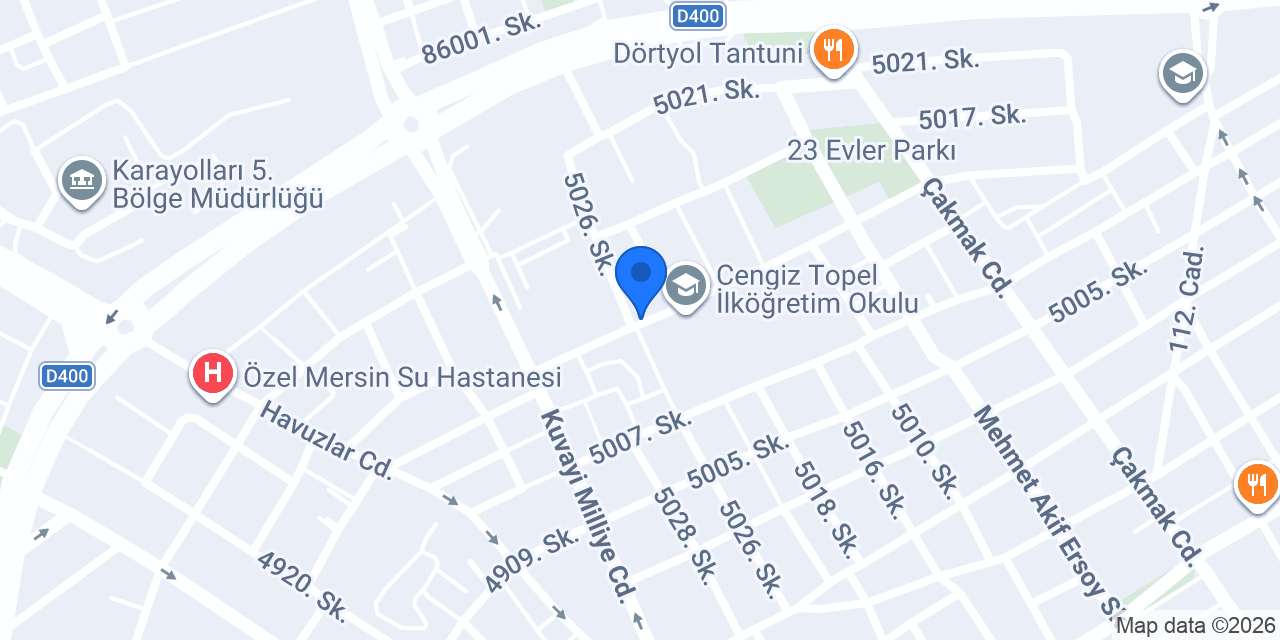 Hobi Kırtasiye Mersin konumu