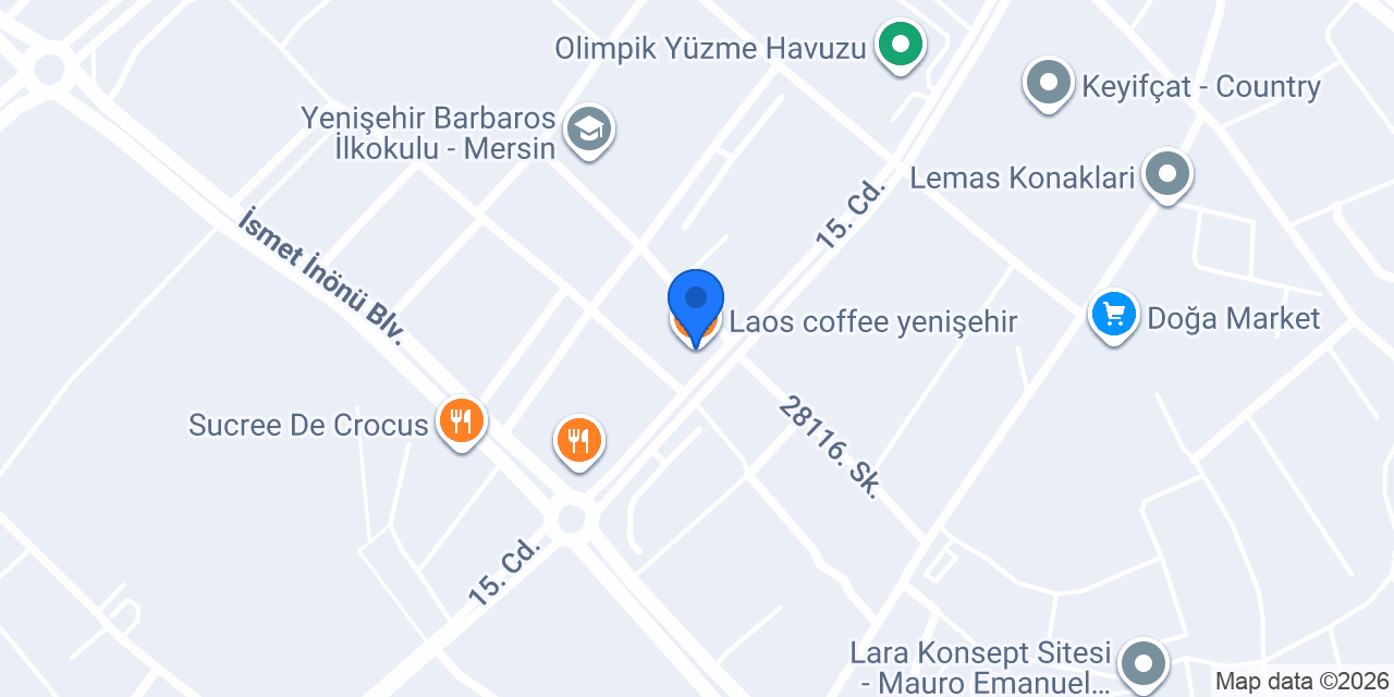 Laos coffee yenişehir konumu