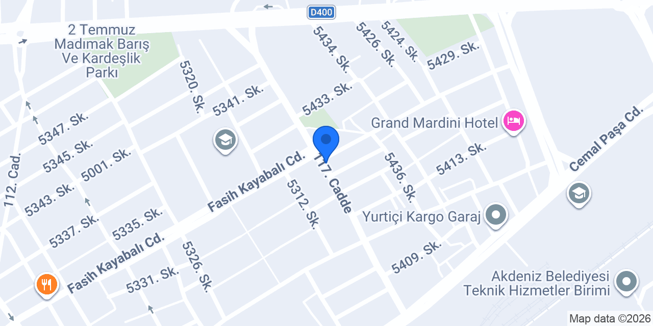 Bozkara Gıda konumu
