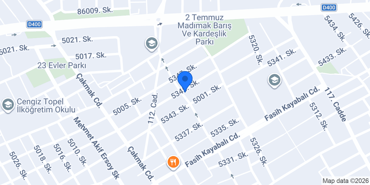 Keserler Et Evi konumu