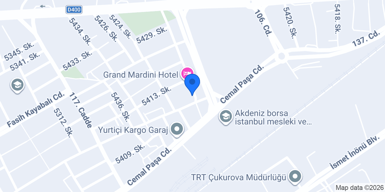 Grand Black Hotel konumu