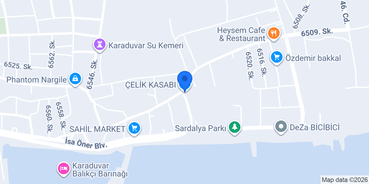 ÇELİK KASABI konumu