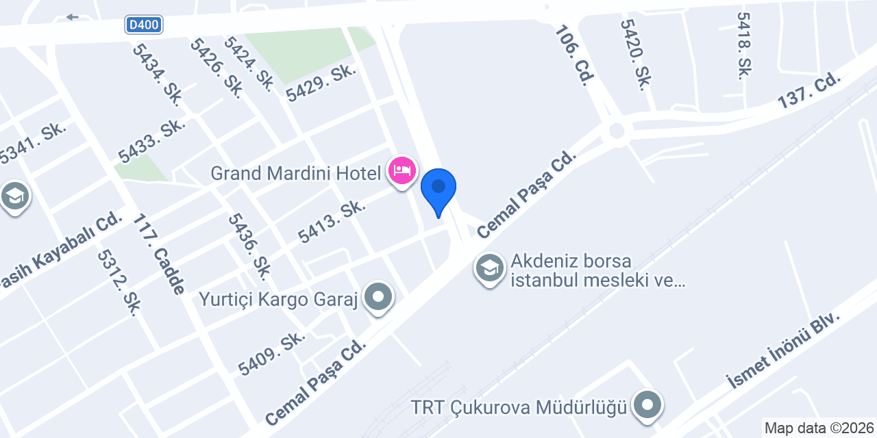 Grand Ezel Hotel konumu