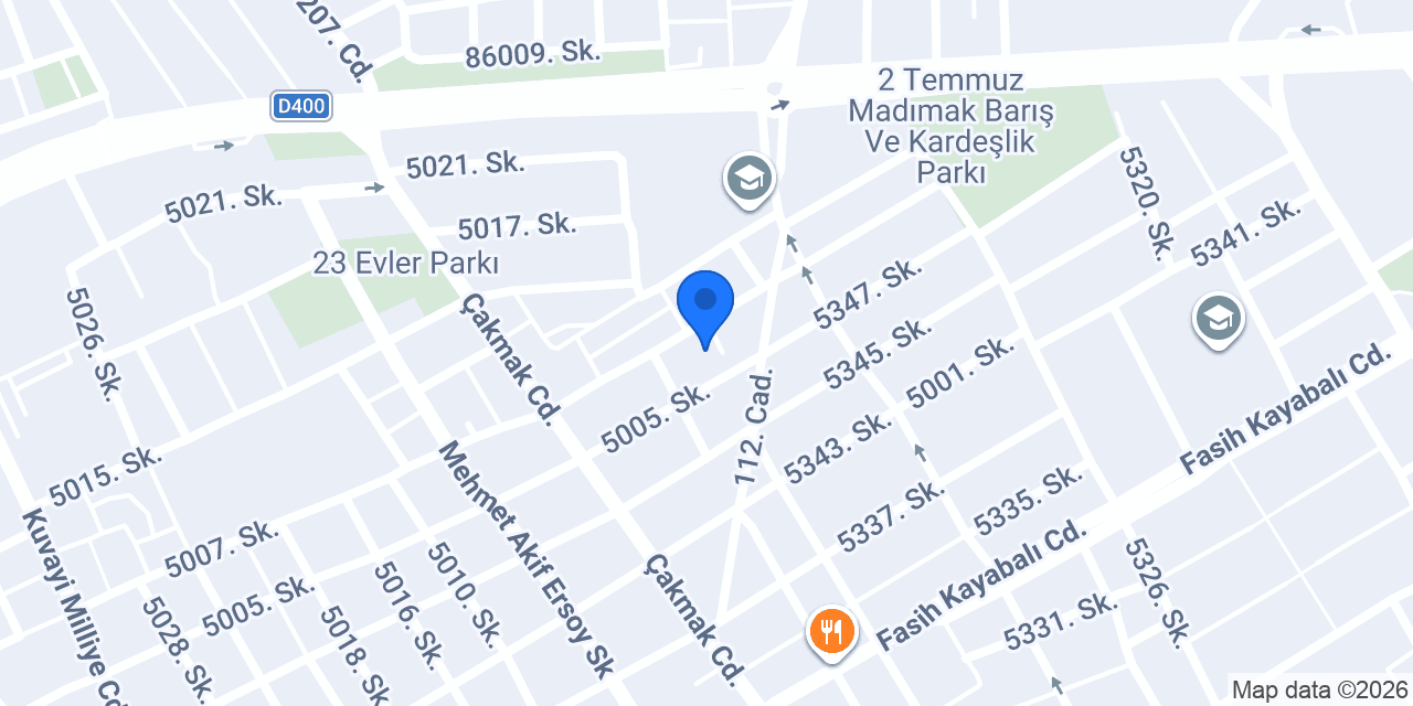 Mersin Müftülüğü konumu
