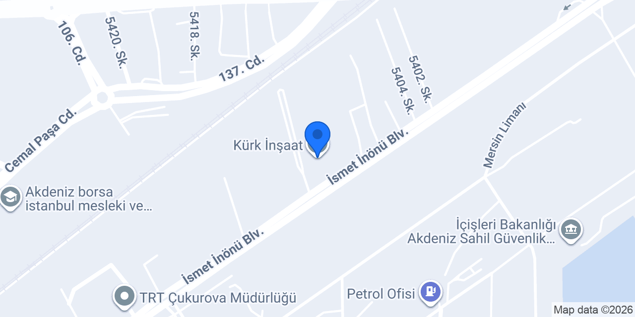 Kürk İnşaat konumu