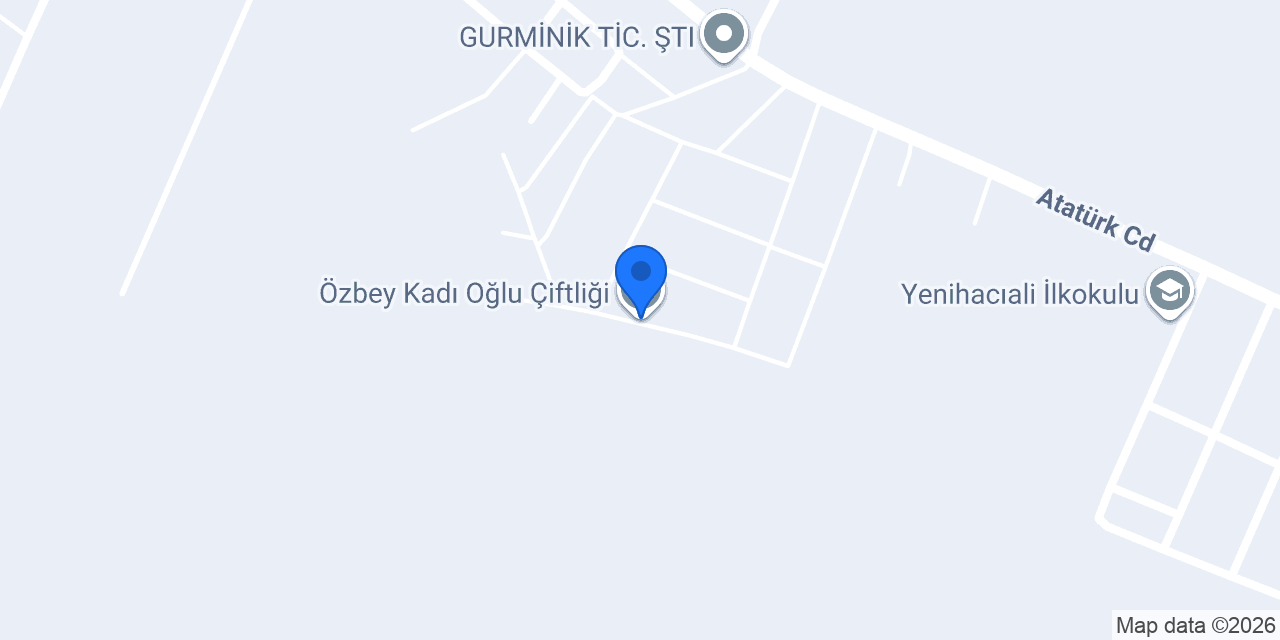 Özbey Kadı Oğlu Çiftliği konumu