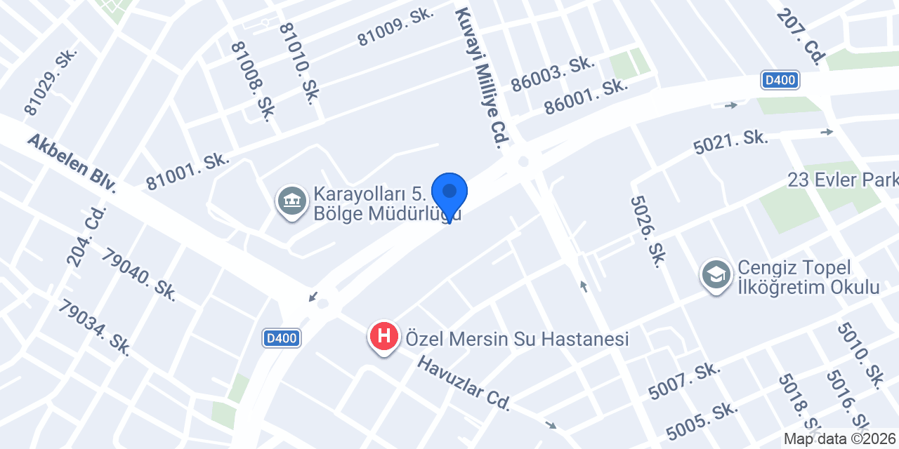 ARACILAR ZÜCCACİYE MERSİN konumu
