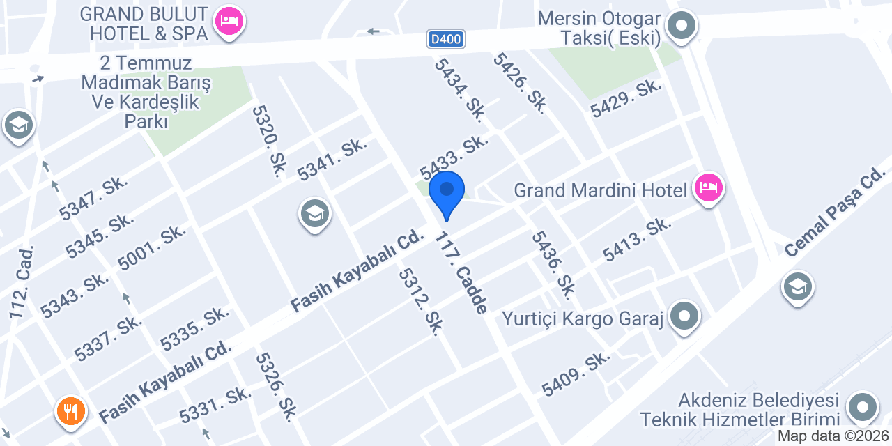 Öz Ulaşım Rent A Car konumu