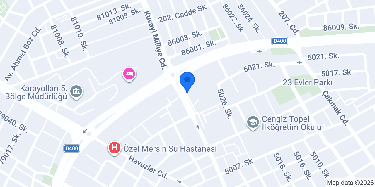 Akdeniz Sağlıklı Hayat Merkezi konumu