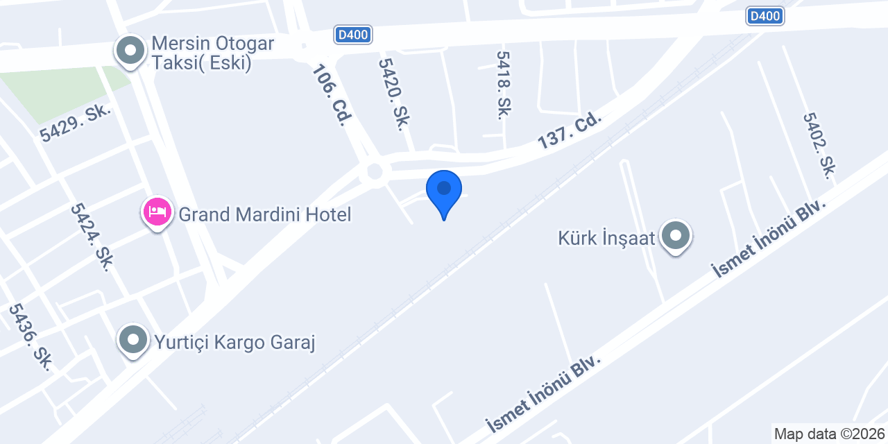 Mersin Üç Ocak Ortaokulu konumu