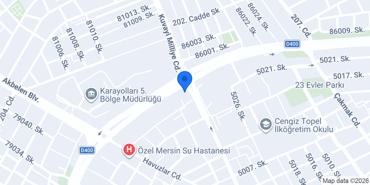 Mersin Nur Turizm konumu