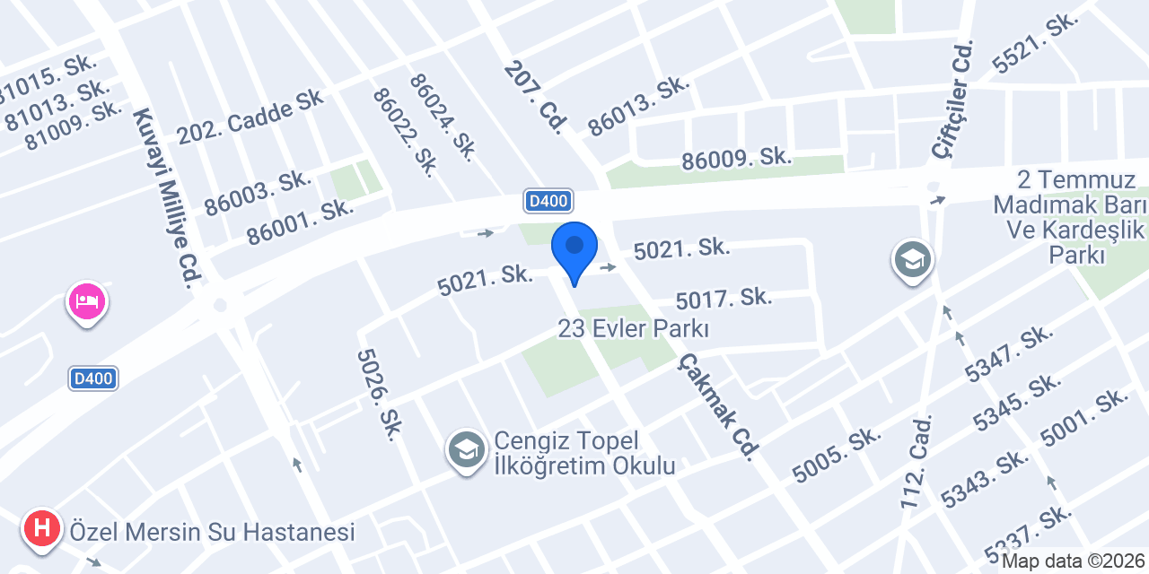 Anadolu Eczanesi konumu
