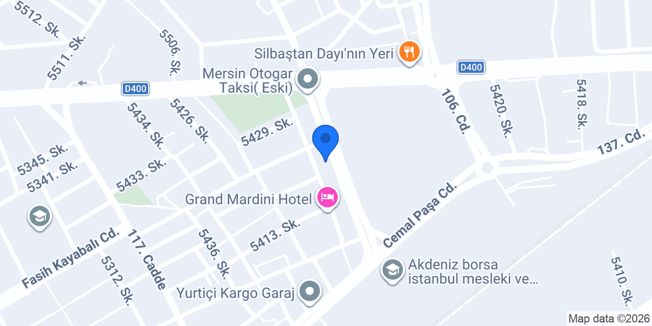DERYA OTEL konumu
