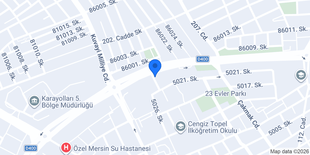 Mersin Münir Rot Balans Oto Lastik konumu