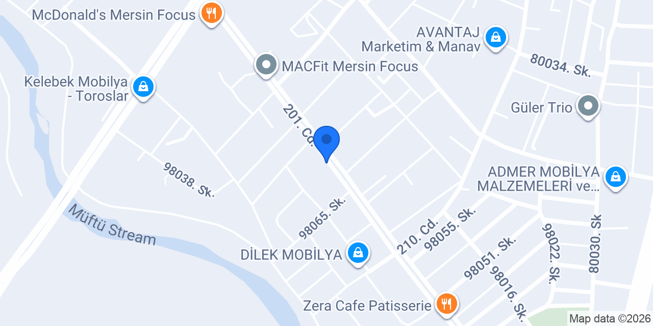 Mersin Oto Ekspertiz konumu