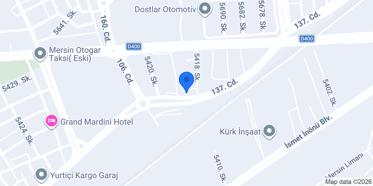 Mersin Ekol Civata konumu