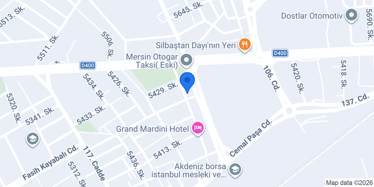 Mersin Sultan Hotel konumu