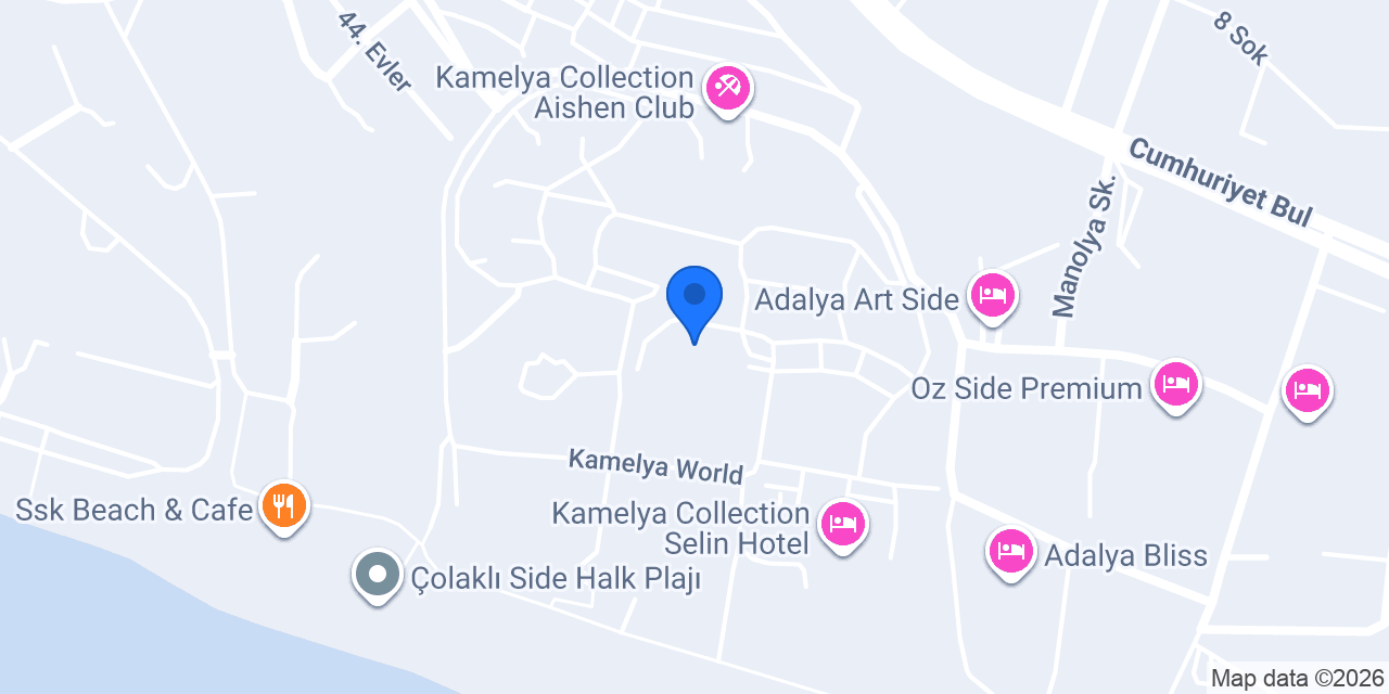 KAMELYA COLLECTION konumu