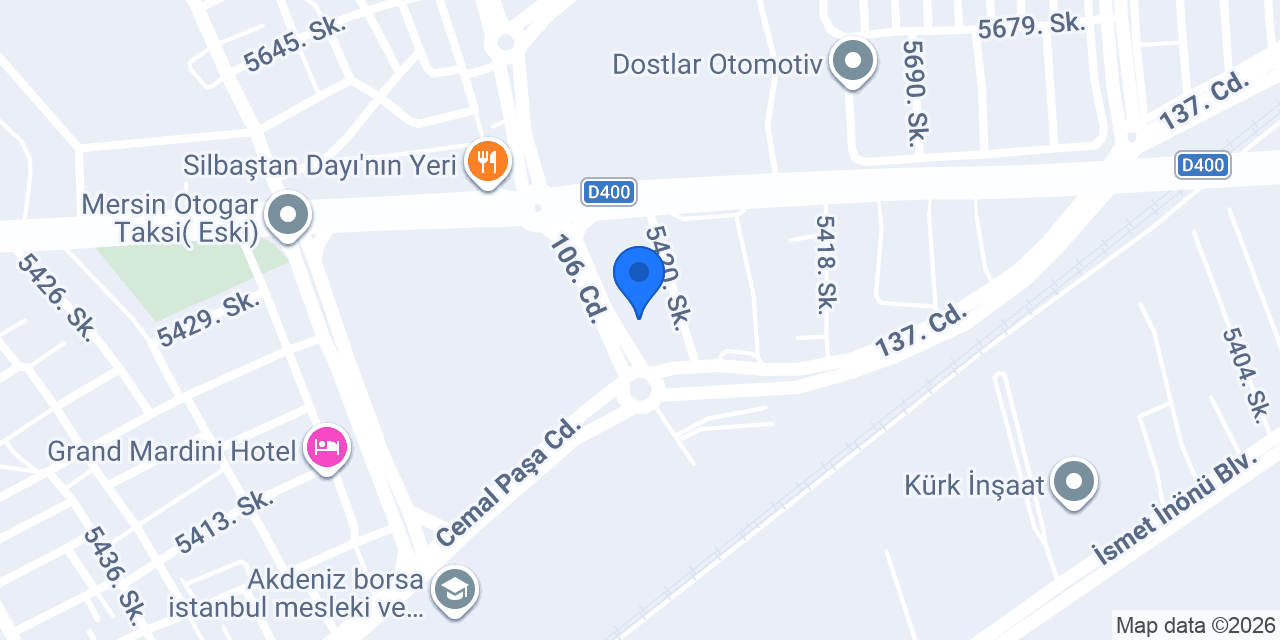 Li̇der Otobüs Galeri̇si̇ konumu