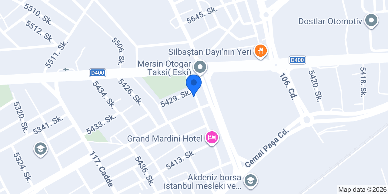 Royal Mersin Otel konumu