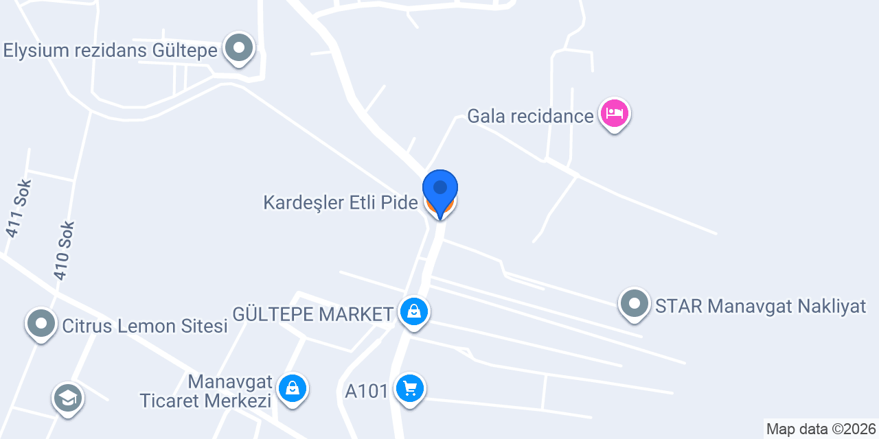 Kardeşler Etli Pide konumu