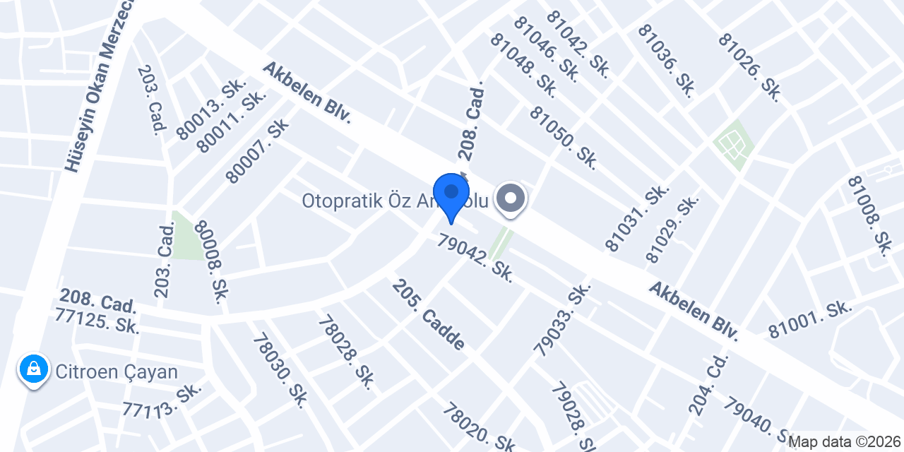 Oğuzbey oto aksesuar konumu