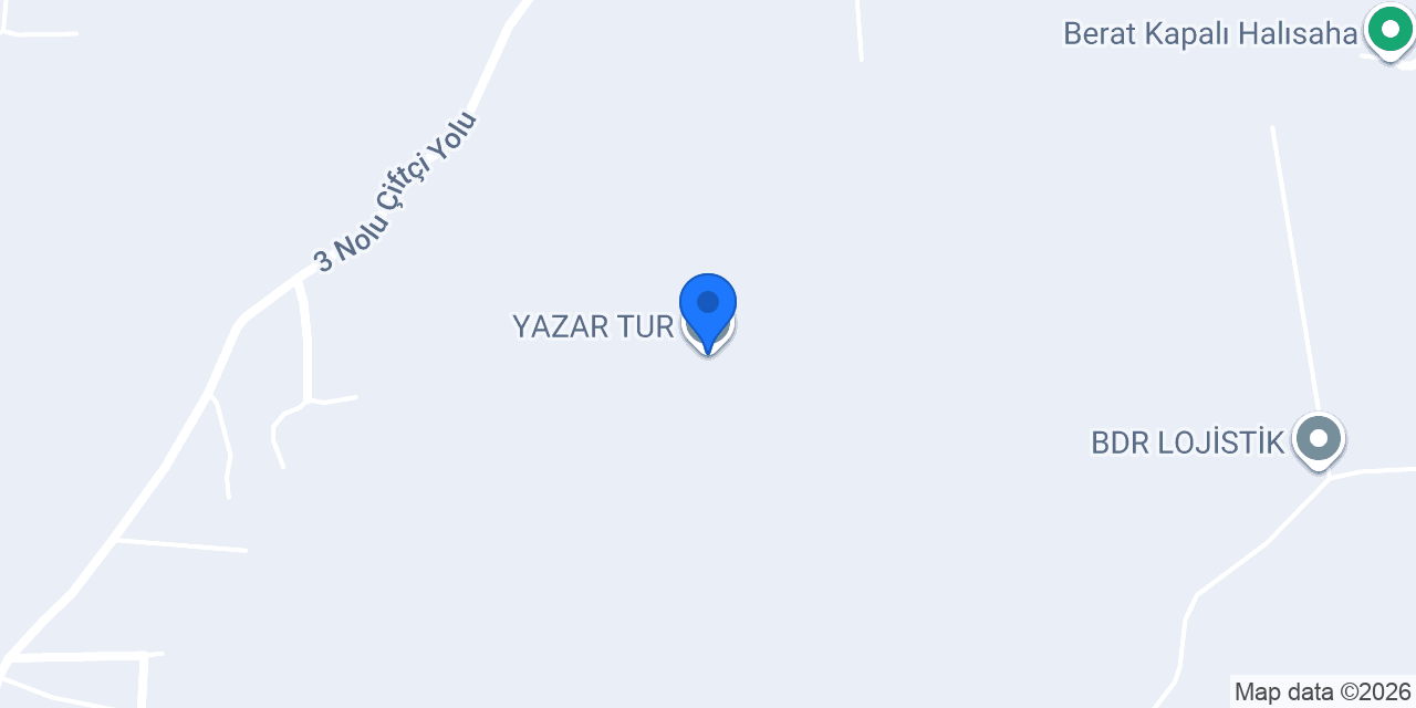 YAZAR TUR konumu