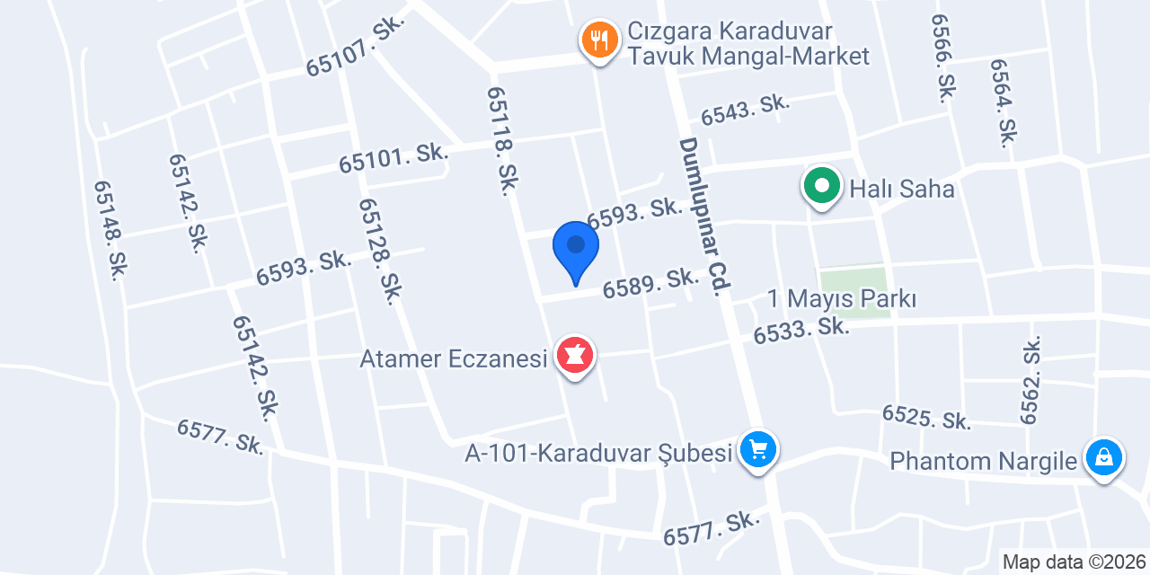 Karaduvar Sağlık Ocağı konumu