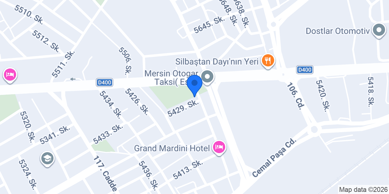 Lüks Hotel Mersin konumu