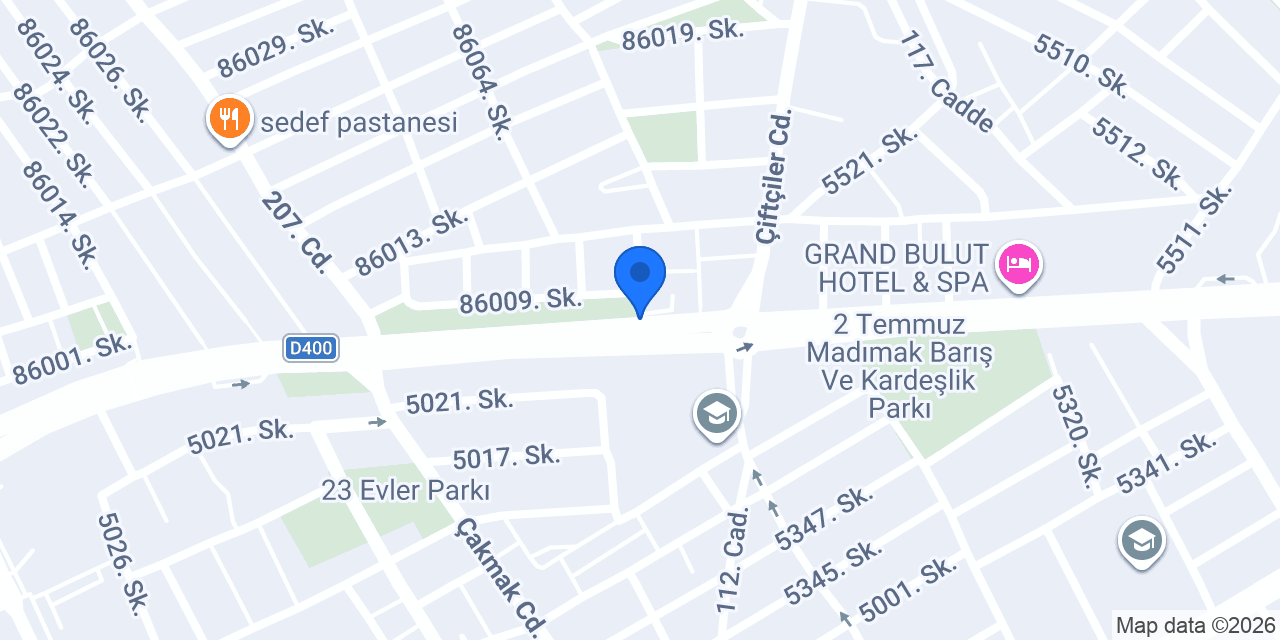 Mersin Volvo Özel Servis konumu