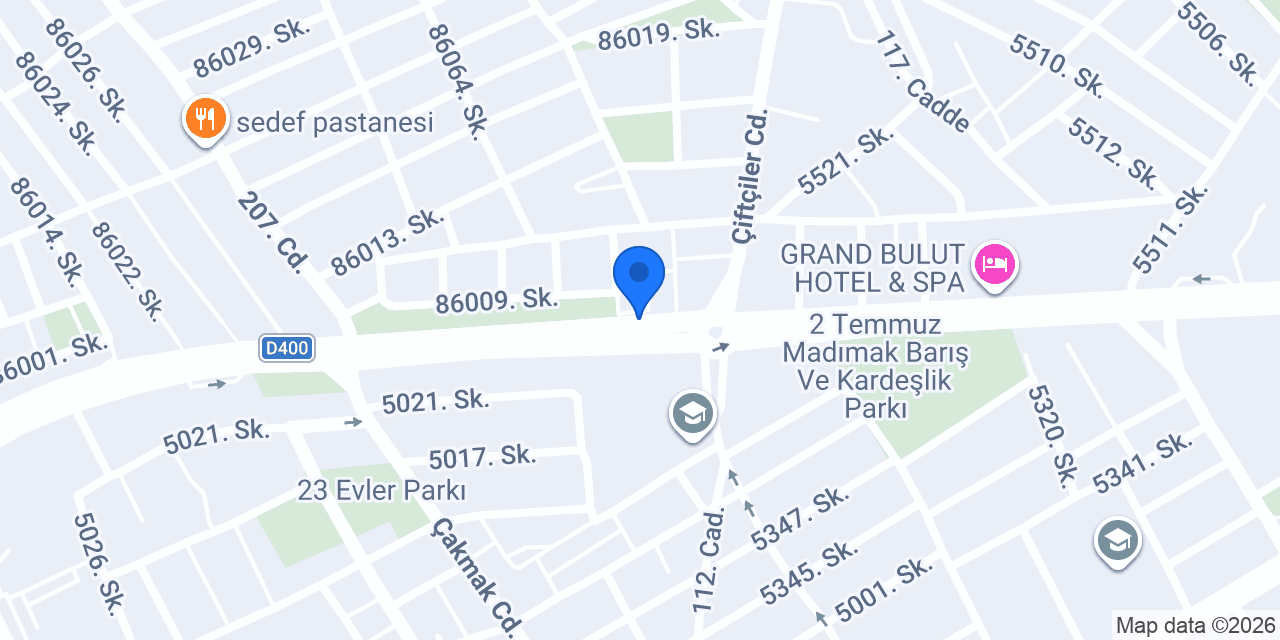 DOĞA JANT LASTİK konumu