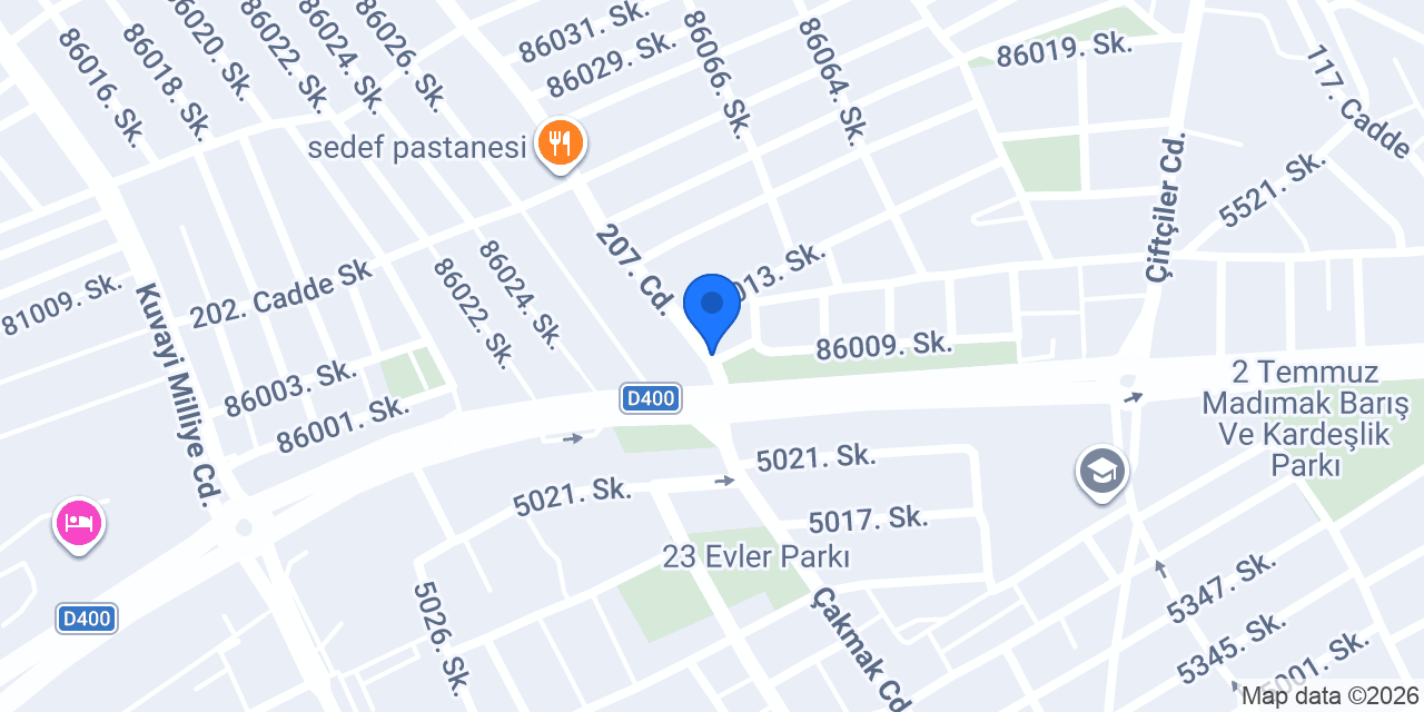 Özel dg sürücü kursu konumu