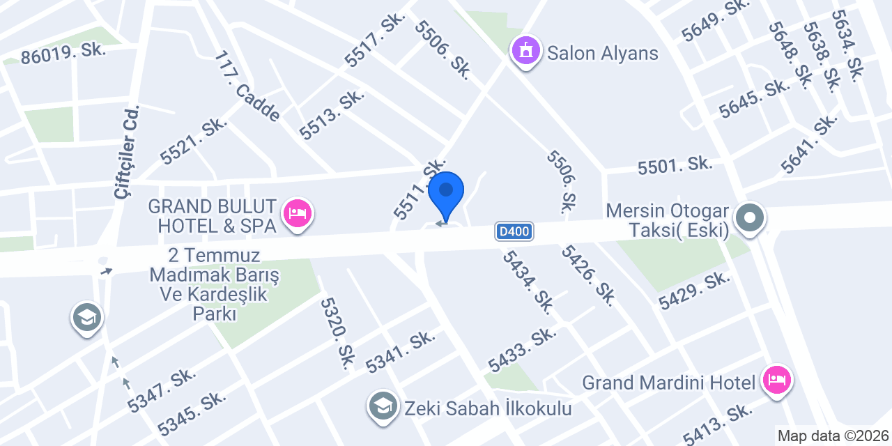 Elvanoğlu Otomotiv konumu