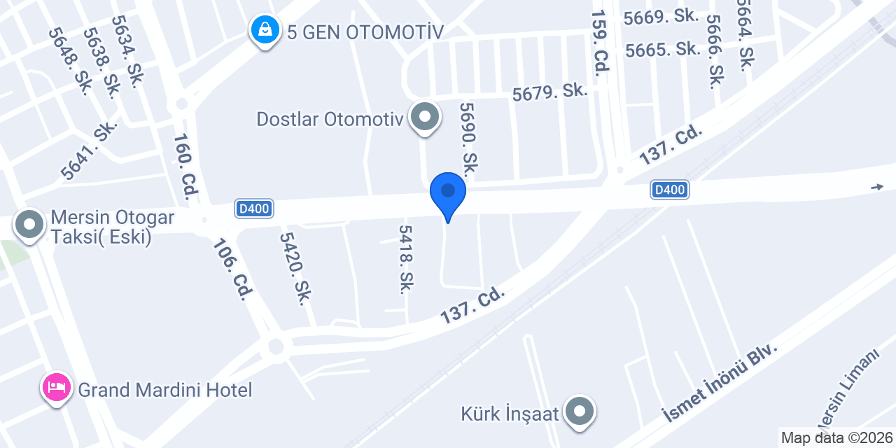 Alkay Grup Oto Servis konumu