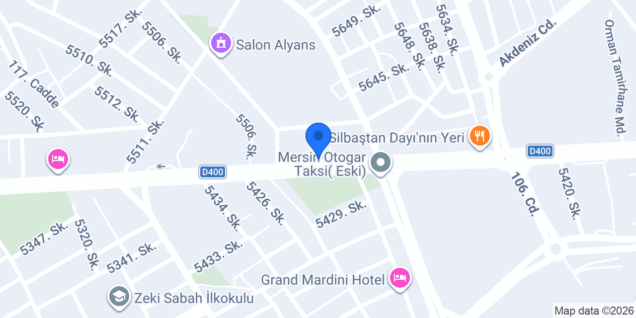 Midnight Sahne Mersin konumu