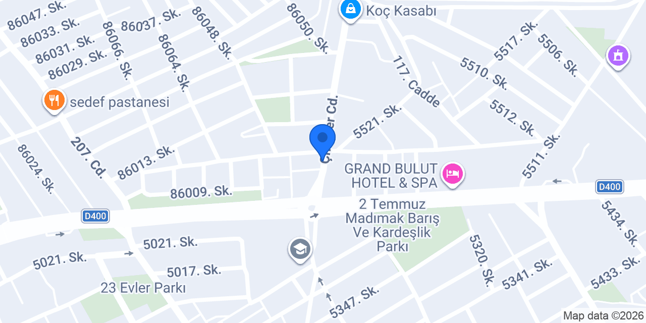 Cici Mobilya konumu