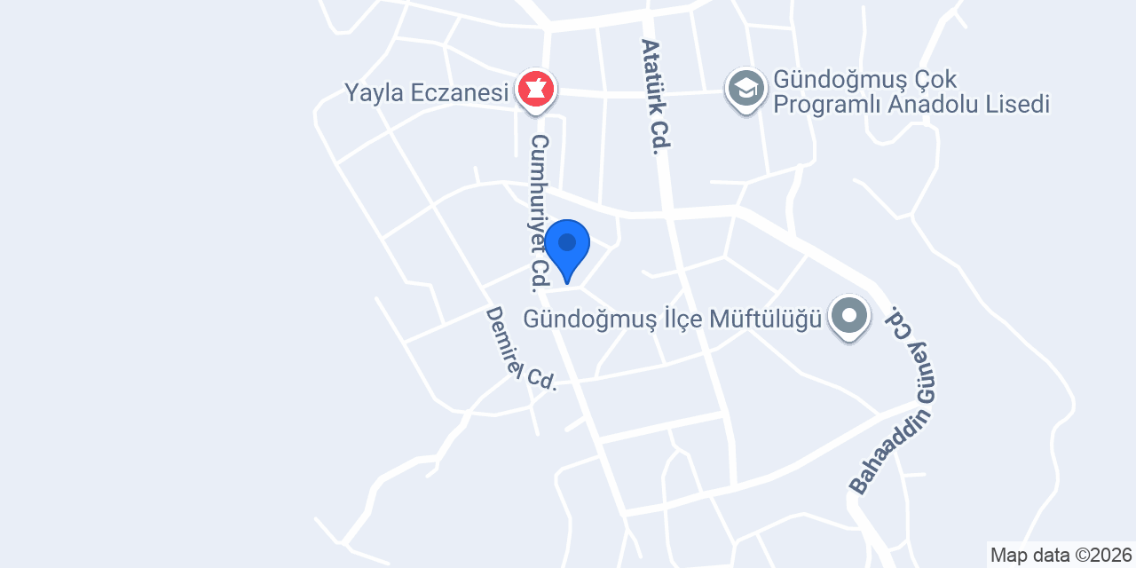 Çiçek Kasap konumu