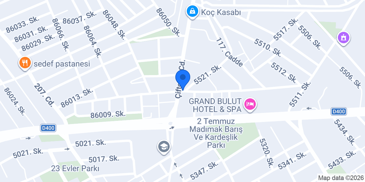 Bacanak tantuni kebap konumu
