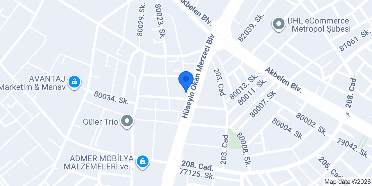 Ozdas yapı san. ve Tic. A.S. Granit Marble Mermer Mobilya konumu